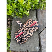 KOSO Leopar Desenli Unisex Askılı Gözlük Kılıfı