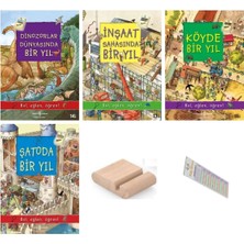 6 - 9 Yaş Bir Yıl ve Bir Gün Serisi Bul Eğlen Öğren!- Bulmaca Etkinlikli + 8 Kitap + Tablet Standı