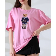 Ayıcıklı Oversize Tişört