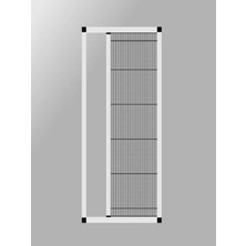 Pileli Sineklik Kapı Koyu Kahve Renk 0-90 cm En 0-215 cm Boy Yırtılmaya Dayanıklı Malzeme