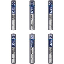 Faber-Castell Grip Min 0.7 mm 120'LI Tüp Gri - 6 Adet