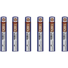 Faber-Castell Grip Min 0.5 mm 120'LI Tüp Mavi - 6 Adet