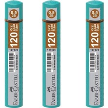 Faber-Castell Grip Min 0.5 mm 120'LI Tüp Turkuaz - 3 Adet