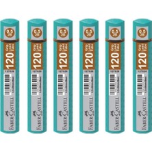Faber-Castell Grip Min 0.5 mm 120'LI Tüp Turkuaz - 6 Adet