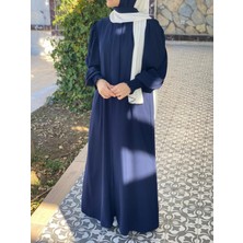 Omuz Büzgülü Balon Kol Ferace