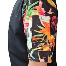 Aşçı Ceketi Desenli Unisex Çıtçıtlı Kısa Kollu Yazlık Chef Aşçı Mutfak Ceket Kuru Kafa Desenli