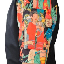 Aşçı Ceketi Desenli Unisex Çıtçıtlı Kısa Kollu Yazlık Chef Aşçı Mutfak Ceket Tablo Desenli