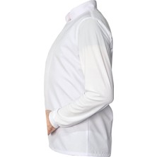 Aşçı Ceketi Likralı Kol Unisex Çıtçıtlı Uzun Kollu Chef Aşçı Mutfak Beyaz Ceket