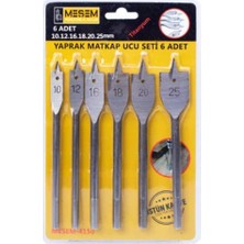 Meşem Yaprak Matkap Ucu 6lı Set 10,12,16,18,20,25MM 4150