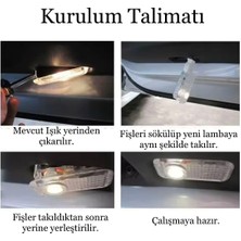 Volkswagen Ile Uyumlu Kapı Altı Aydınlatma Vw Logolu Projektör Polo Golf Jetta Passat