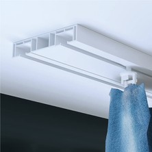 Işık Süper Ikili Perde Rayı 4 mt