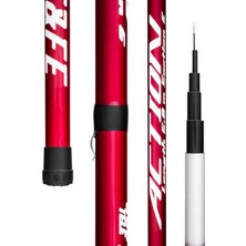 ef&fe Action Göl Kamışı 6.00 mt Kırmızı Renkli Fiberglas Yapı ile Kefal ve Sazan Avı