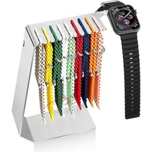 Habilis Apple Watch Kordon Standı Kayış Tutucu Kordon Düzenleyici Kordon Teşhir Standı Paslanmaz Çelik S10
