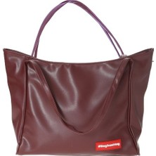 Baghashtag Bordo Soft Deri Fermuarlı Çanta