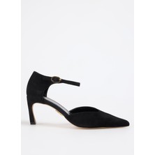 Vince Camuto Süet Siyah Kadın Topuklu Ayakkabı D-Clıona