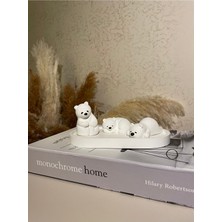 Dekoratif Sevimli Kutup Ayıları&organizer Tabak Set