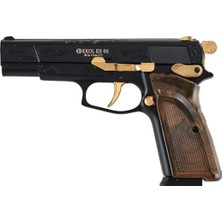 Ekol Es 66 Parlak  Siyah Altın Işlemeli Havalı Airsoft