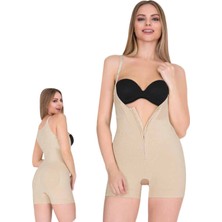 9033 Agraflı Ayar Askılı Kısa Paça Badı Korse