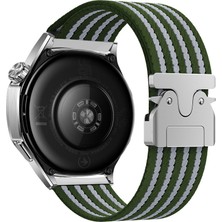 Voyo Huawei Watch Gt5 Gt4 Gt3 Gt2 46MM ve Pro Olanlara Uyar Kordon Kayış Kumaş Örgü Çift Kat Örgü VY133