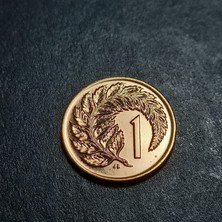 Escoines Koleksiyon 3996367F90446ED525 1cent 1969 Yeni Zelanda Proof Eski Yabancı Madeni Para
