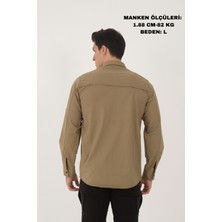 Camp Scoutland CAMP365 Outdoor Tactical Rahat ve Kullanışlı Su iticili Erkek Taktik Gömlek