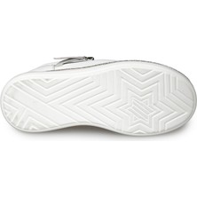 Zeytuk Beyaz Sneakers Deri Kadın Ayakkabı