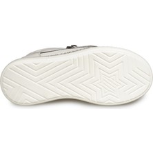 Zeytuk Krem Sneakers Deri Kadın Ayakkabı