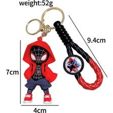 The Seul 3D Örümcek Adam Büyük Boy 4 Farklı Model Silikon Anahtarlık ve Çanta Aksesuarları