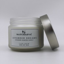 Lavanta Esanslı Kavanoz Doğal Soya Mum 210GR
