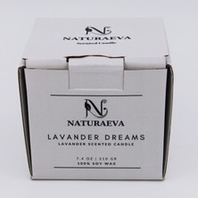Lavanta Esanslı Kavanoz Doğal Soya Mum 210GR