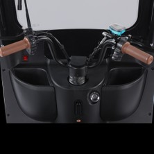 Arora Rüzgar Pro 3 Tekerlekli 5 Akülü Elektrikli Motosiklet - Gri