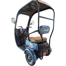 Arora Rüzgar Pro 3 Tekerlekli 5 Akülü Elektrikli Motosiklet - Mavi
