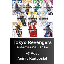 Tokyo Revengers 3-4-5-6-7-8-9-10-11-12.ciltler | Anime Kartpostallar