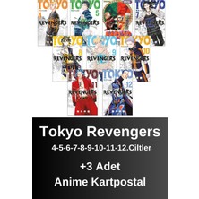 Tokyo Revengers 4-5-6-7-8-9-10-11-12.ciltler | Anime Kartpostallar