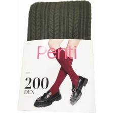 Kadın Knit Dizaltı Pantalon Çorap 200 Denye