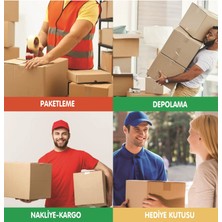 PackMai 60x40x40 cm | 10 Adet | 6 mm Çift Oluklu Karton Koli (Ev Taşıma-Çeyiz-Depolama-Nakliye)