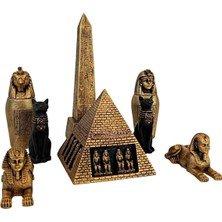 Antik Mısır Set.horus,firavun,bastet,sfenks,piramit,dikiltaş
