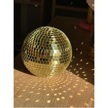 Disko Topu Gold Dekorasyon Disco Heart Pinterest Aynalı Y2K 10  cm