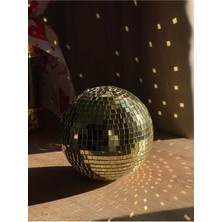 Disko Topu Gold Dekorasyon Disco Heart Pinterest Aynalı Y2K 10  cm