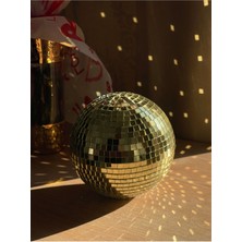 Disko Topu Gold Dekorasyon Disco Heart Pinterest Aynalı Y2K 10  cm