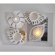 Beton Yaprak Desen Mumluk