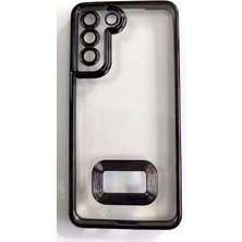 Samsung Galaxy S21 Fe Uyumlu Yumuşak Şeffaf Lazer Kenarlı Kılıf