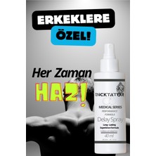 Dicktator Med Series Gray Med Uzun Deneyim Spreyi – Kokusuz, Hızlı Emilim, Güçlü Formül- Ekstra uzun Süre