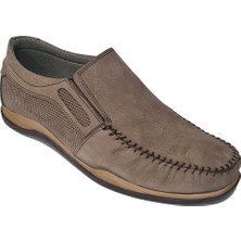 Slope Bağsız Marin Model Hakiki Deri Erkek Günlük Casual Ayakkabı 3015004