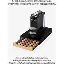 Siyah Kahve Kapsül Standı ( Nespresso Original Kapsül Uyumlu )