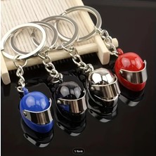 Metal Kask Anahtarlık Stereo 3D
