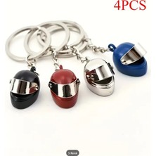 Metal Kask Anahtarlık Stereo 3D