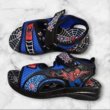 Ortopedik Taban Kutu Içerisinde Kırmızı Siyah Çocuk Yazlık Rahat Kalıp Sandalet