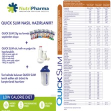 Nutripharma Quick Slim Öğün Yerine Geçen Diyet Shake-30 Sase-Karamel Latte Aromali