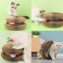 Sihirli Organ Kedi Kazı Tahtası, Şekillendirilebilir Kedi Oyuncak, Hareketli  Kedi Tırmalama Oyuncağı